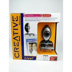 Creative Labs Webcam Live Yahoo Messenger USB Wired Webcam Built In Microphone